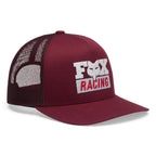 FOX Racing Mens Cap - FOX RACING Snapback Trucker DARK MAROON