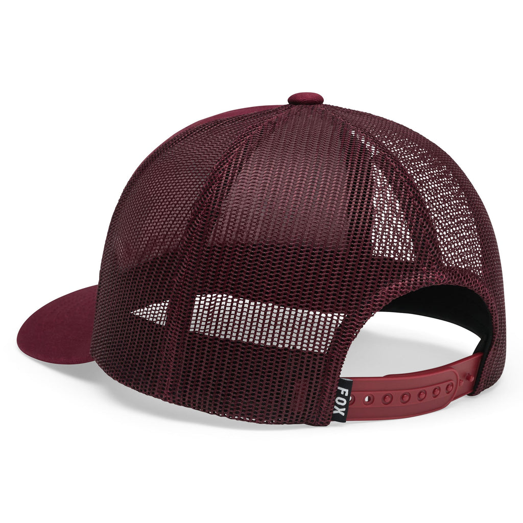 FOX Racing Mens Cap - FOX RACING Snapback Trucker DARK MAROON