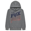 FOX Racing Youth Hoodie - COLDPRESS Fleece Pullover (Heather Graphite)