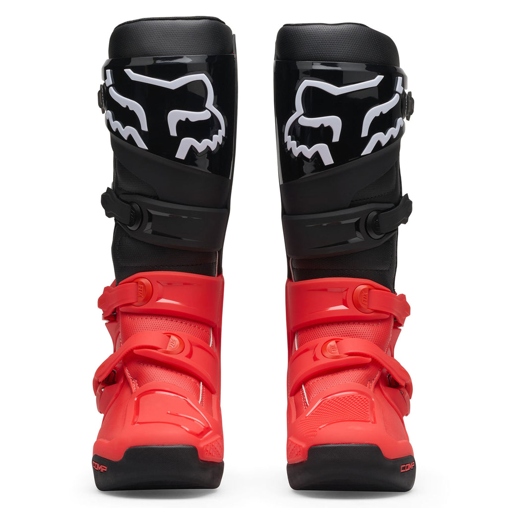 FOX Racing COMP Motocross Boots (Red/Black)