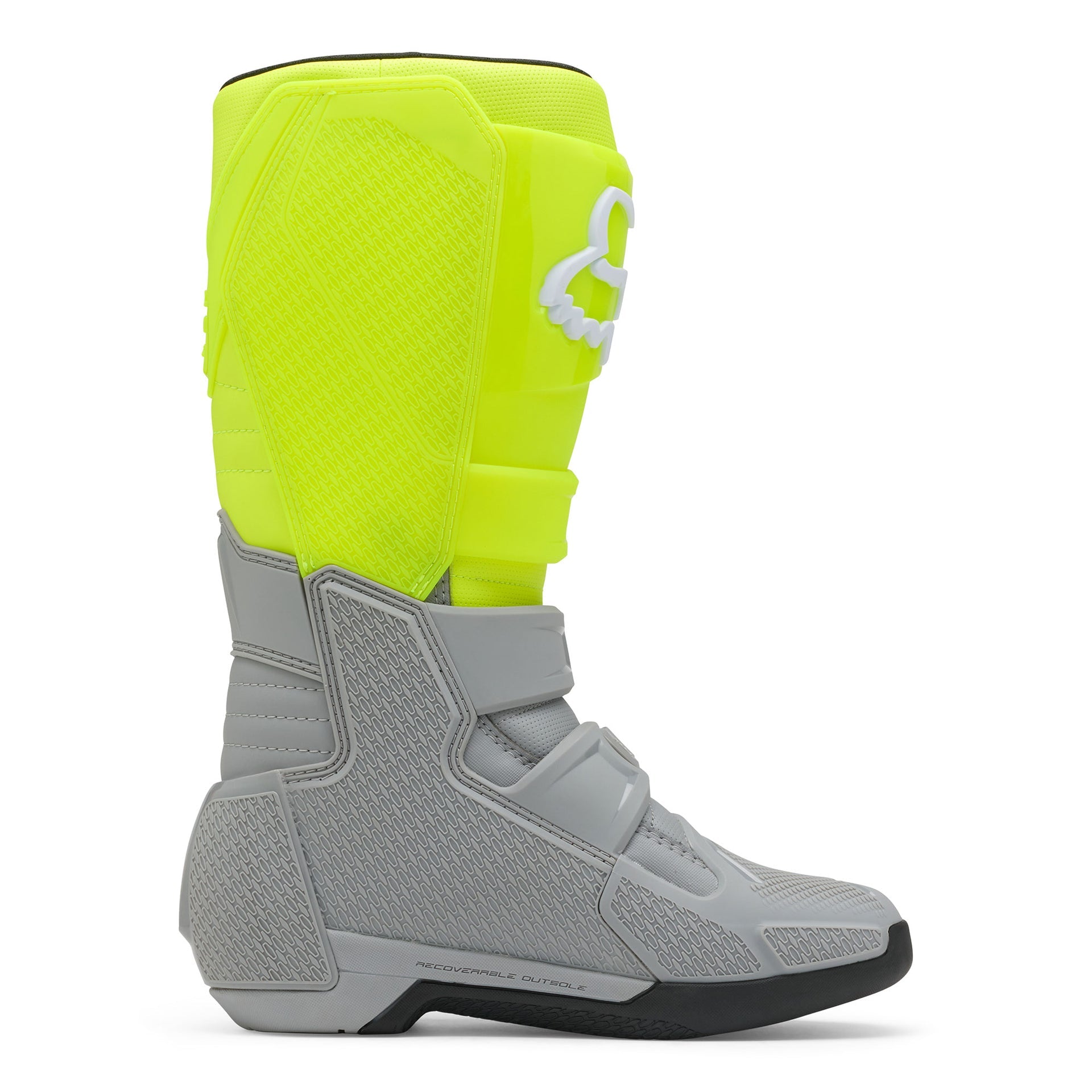 FOX Racing COMP Motocross Boots (Yellow/Grey)