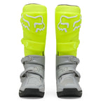 FOX Racing COMP Motocross Boots (Yellow/Grey)