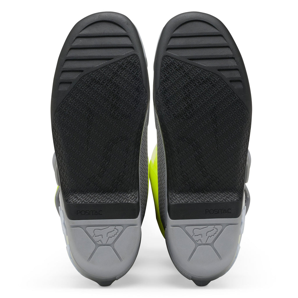 FOX Racing COMP Motocross Boots (Yellow/Grey)