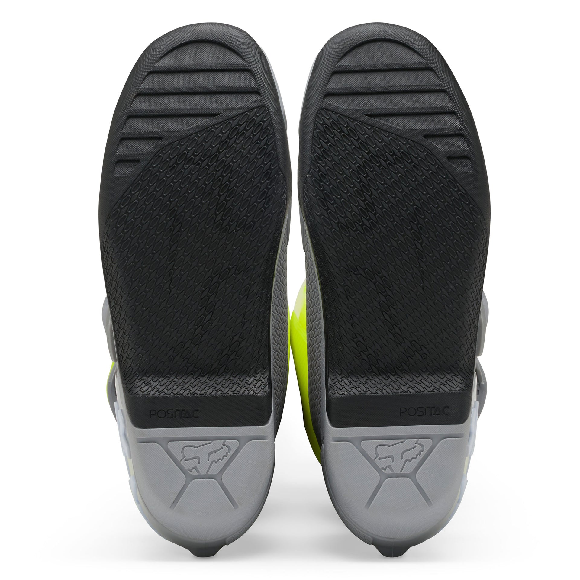 FOX Racing COMP Motocross Boots (Yellow/Grey)