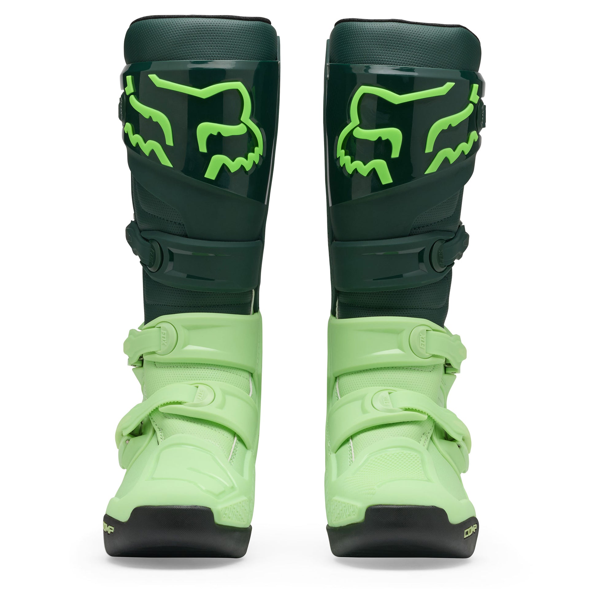 FOX Racing COMP Motocross Boots (Melon/Kiwi/Apple)