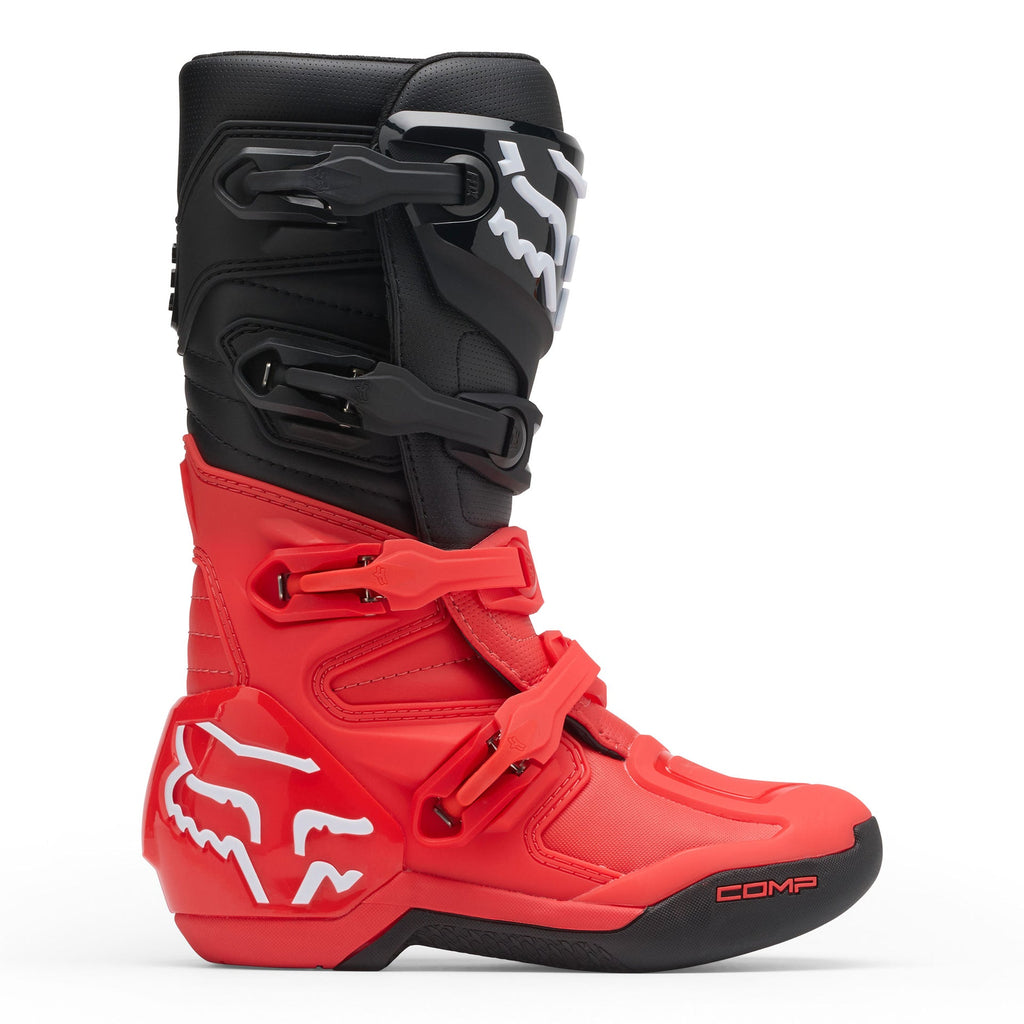 FOX Racing Youth COMP MX Boots (Red/Black)