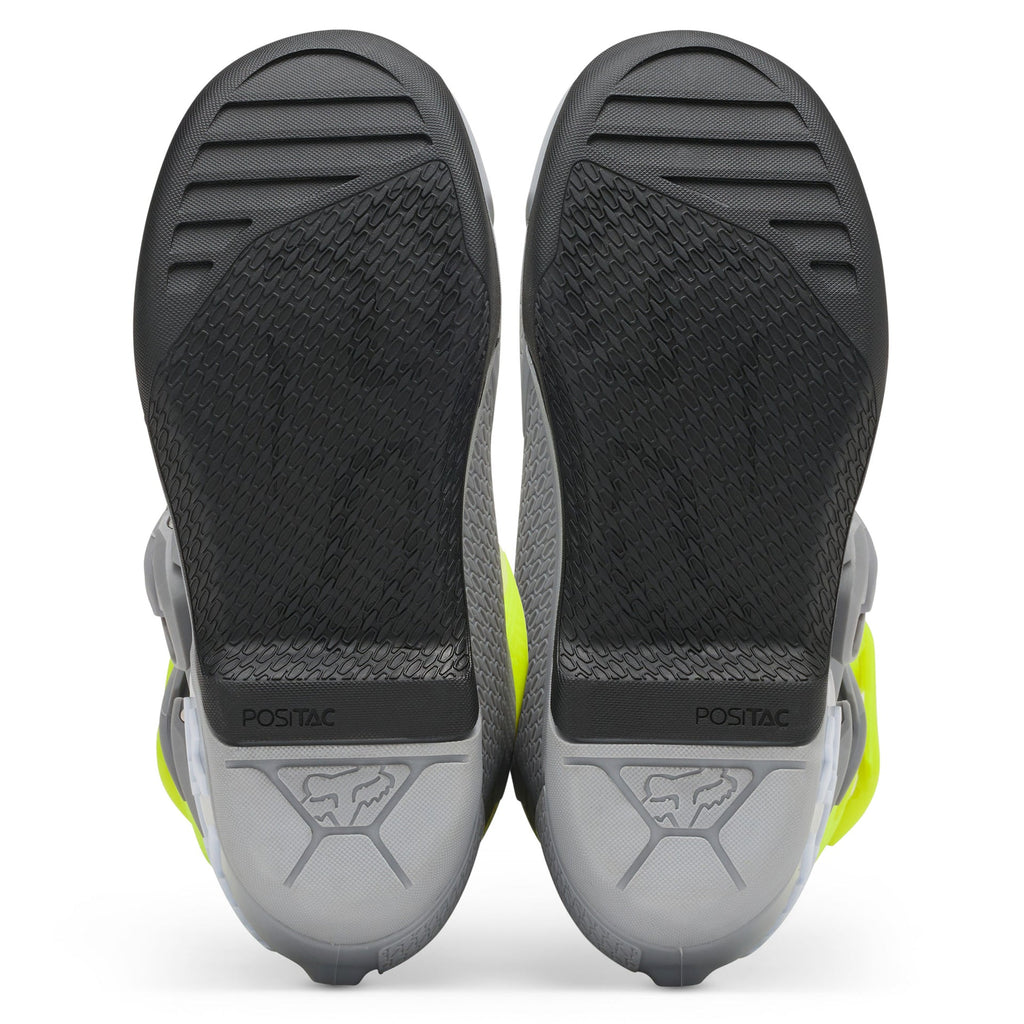 FOX Racing Youth COMP MX Boots (Yellow/Grey)