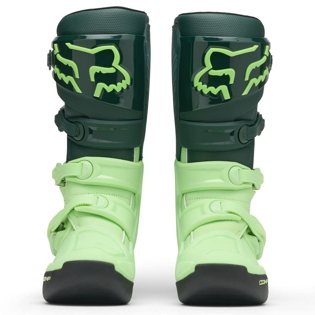 FOX Racing Youth COMP MX Boots (Melon/Kiwi)
