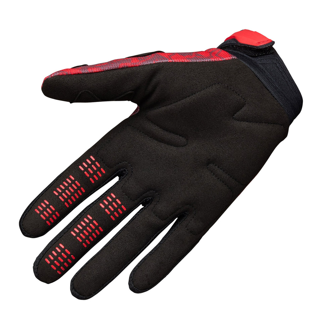 FOX Racing 180 ABYSS MX Gloves (Red Fluo/Black)
