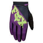 FOX Racing Youth 180 RAID MX Gloves (Purple Lava/Black/Yellow)