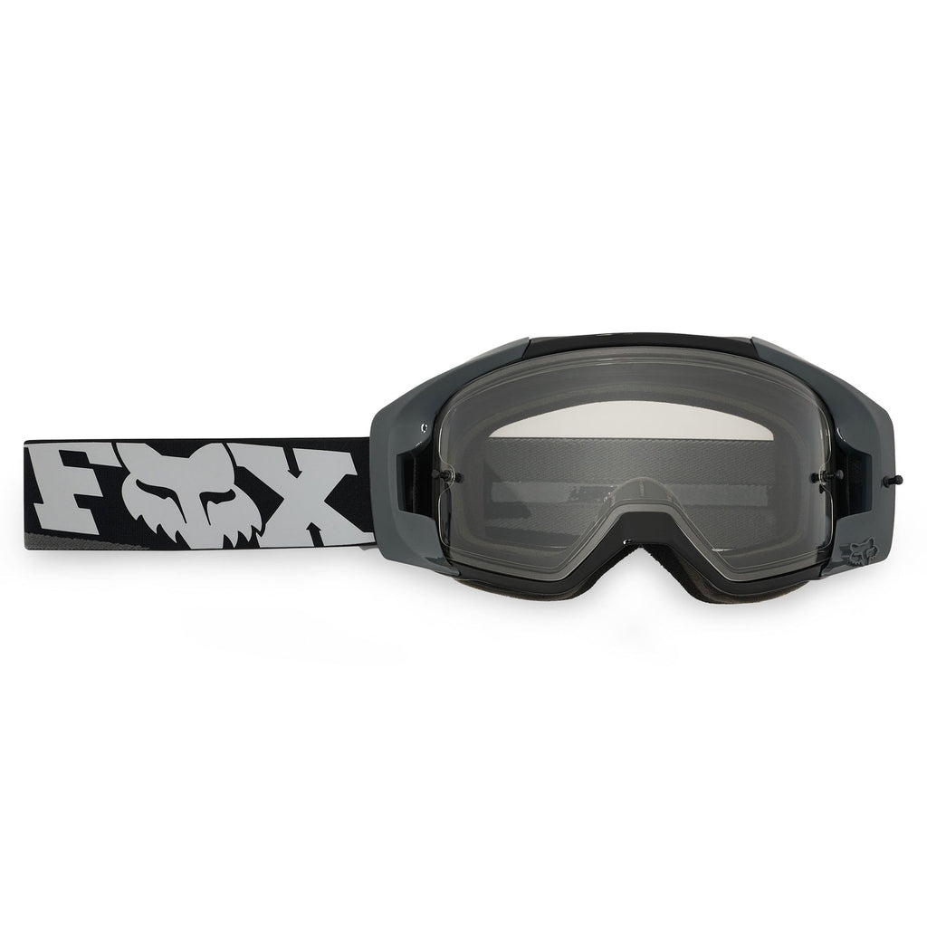 FOX Racing VUE ENDURO MX Goggles (Dark Shadow) Dual Clear Lens
