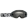 FOX Racing VUE ENDURO MX Goggles (Dark Shadow) Dual Clear Lens