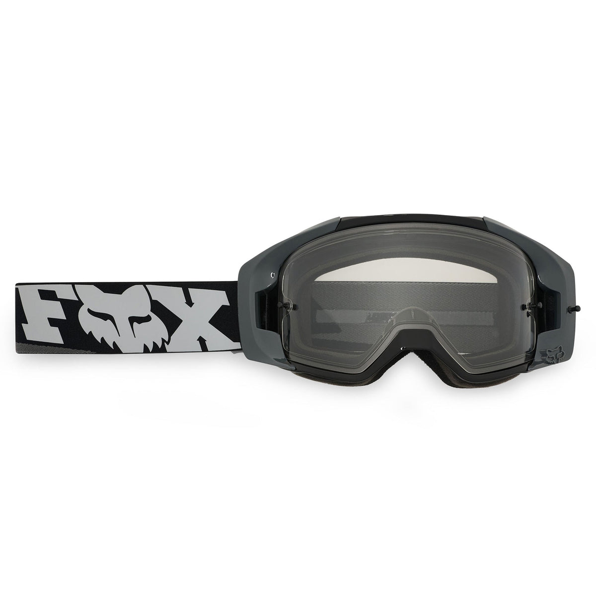 FOX Racing VUE ENDURO MX Goggles (Dark Shadow) Dual Clear Lens