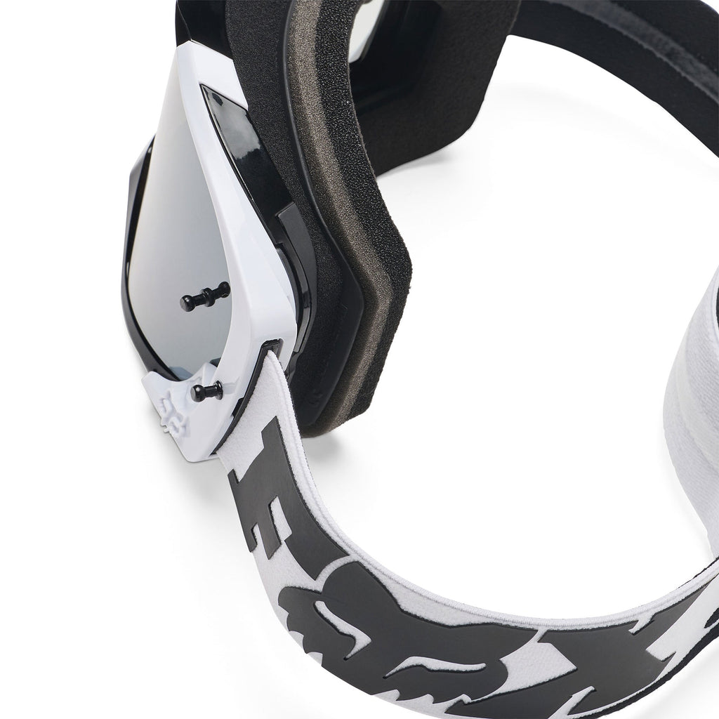 FOX Racing VUE CORE MX Goggles (Black/White) Mirror Silver Lens