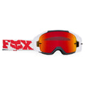 FOX Racing VUE CORE MX Goggles (Red/White) Mirror Red Lens