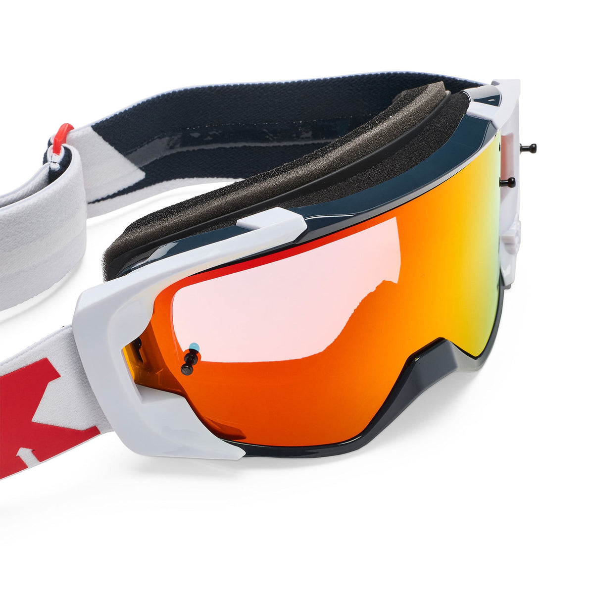 FOX Racing VUE CORE MX Goggles (Red/White) Mirror Red Lens