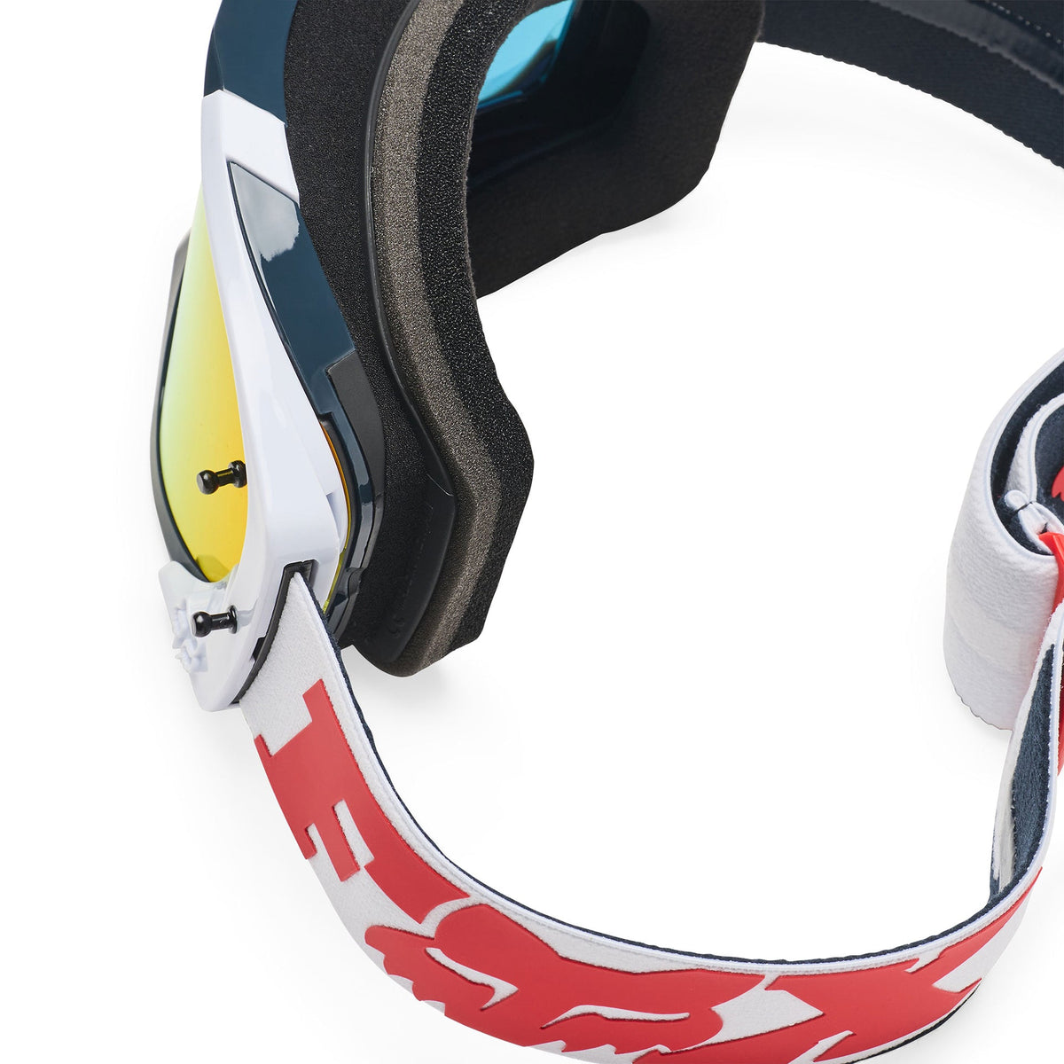 FOX Racing VUE CORE MX Goggles (Red/White) Mirror Red Lens