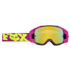 FOX Racing VUE CORE MX Goggles (Purple/Yellow) Mirror Gold Lens
