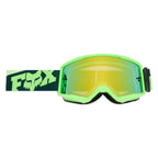 FOX Racing MAIN V3 RAID MX Goggles (Melon) Mirror Green Lens