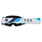 FOX Racing AIRSPACE V3 FOUNDRY MX Goggles (Sky Blue/White) Mirror Blue Lens