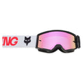 FOX Racing Youth MAIN DRAFT MX Goggles (Black/Pink) Mirror Pink Lens