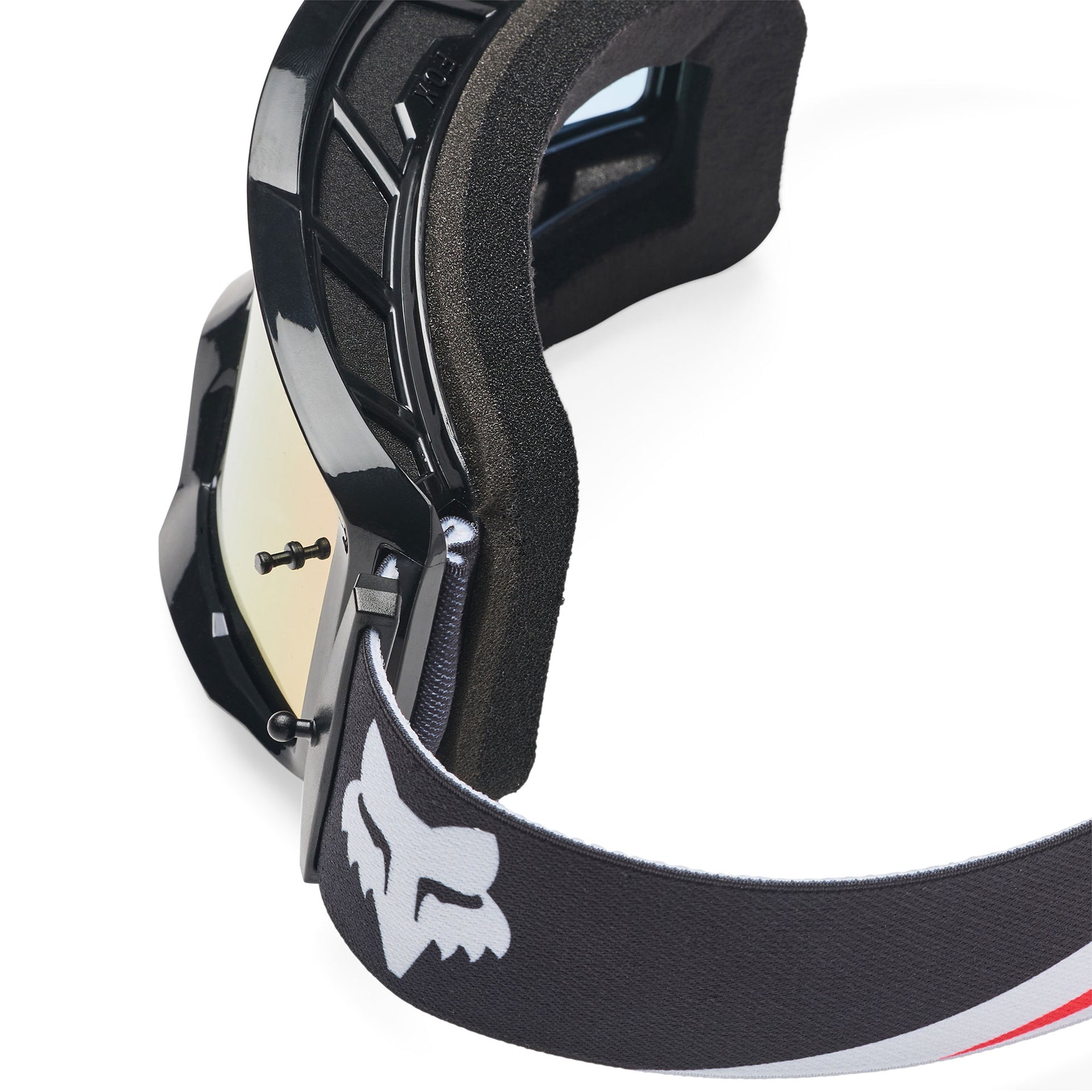 FOX Racing Youth MAIN DRAFT MX Goggles (Black/Pink) Mirror Pink Lens