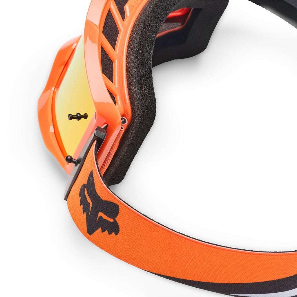 FOX Racing Youth MAIN DRAFT MX Goggles (Orange/Black) Mirror Orange Lens
