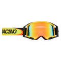 FOX Racing AIRSPACE V3 TEMPER MX Goggles (Yellow/Black) Mirror Red Lens