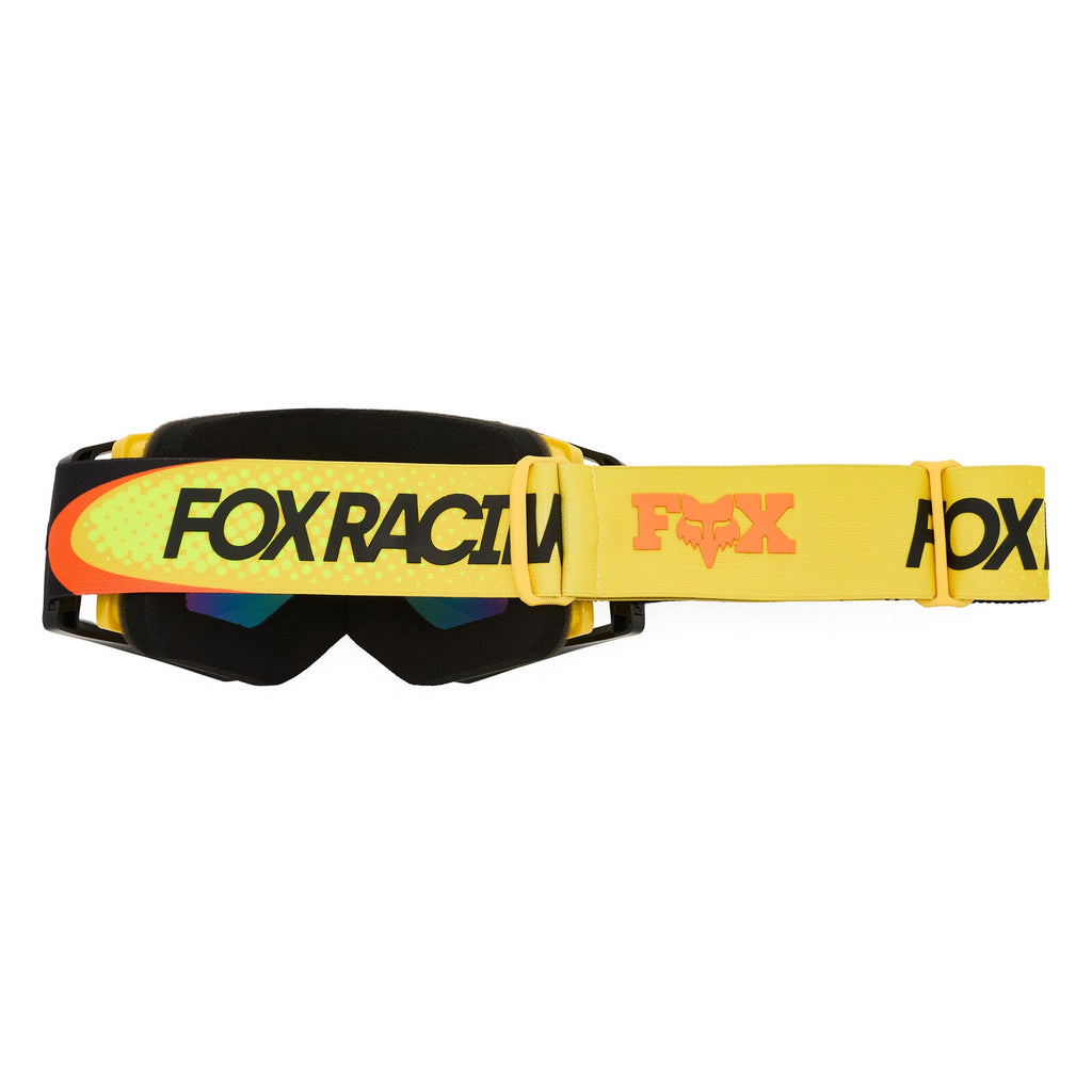 FOX Racing AIRSPACE V3 TEMPER MX Goggles (Yellow/Black) Mirror Red Lens