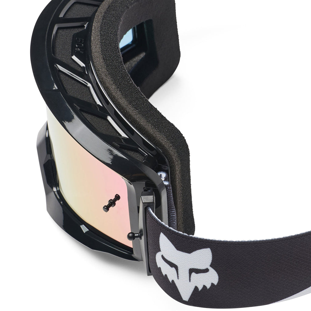 FOX Racing MAIN V3 DRAFT MX Goggles (Black/Pink) Mirror Purple Lens
