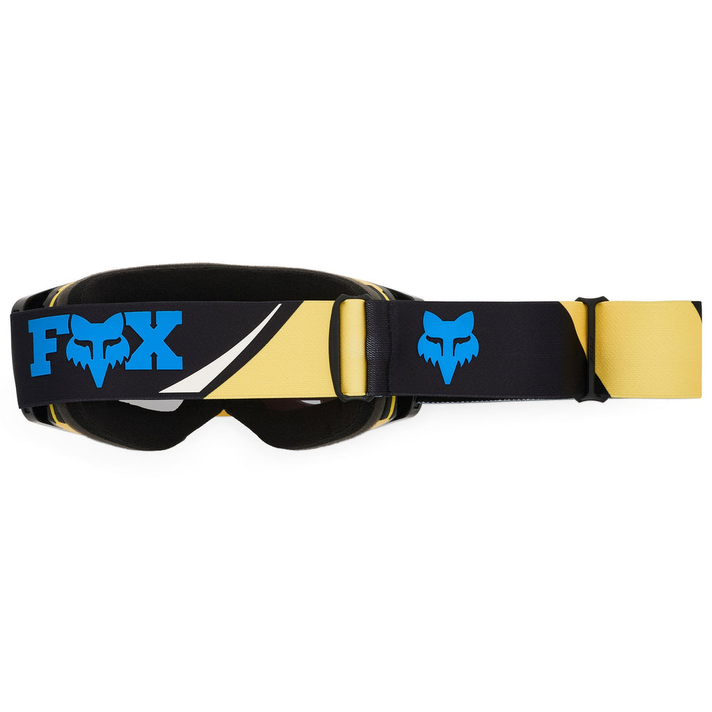 FOX Racing VUE ARC MX Goggles (Black/Yellow) Mirror Blue Lens