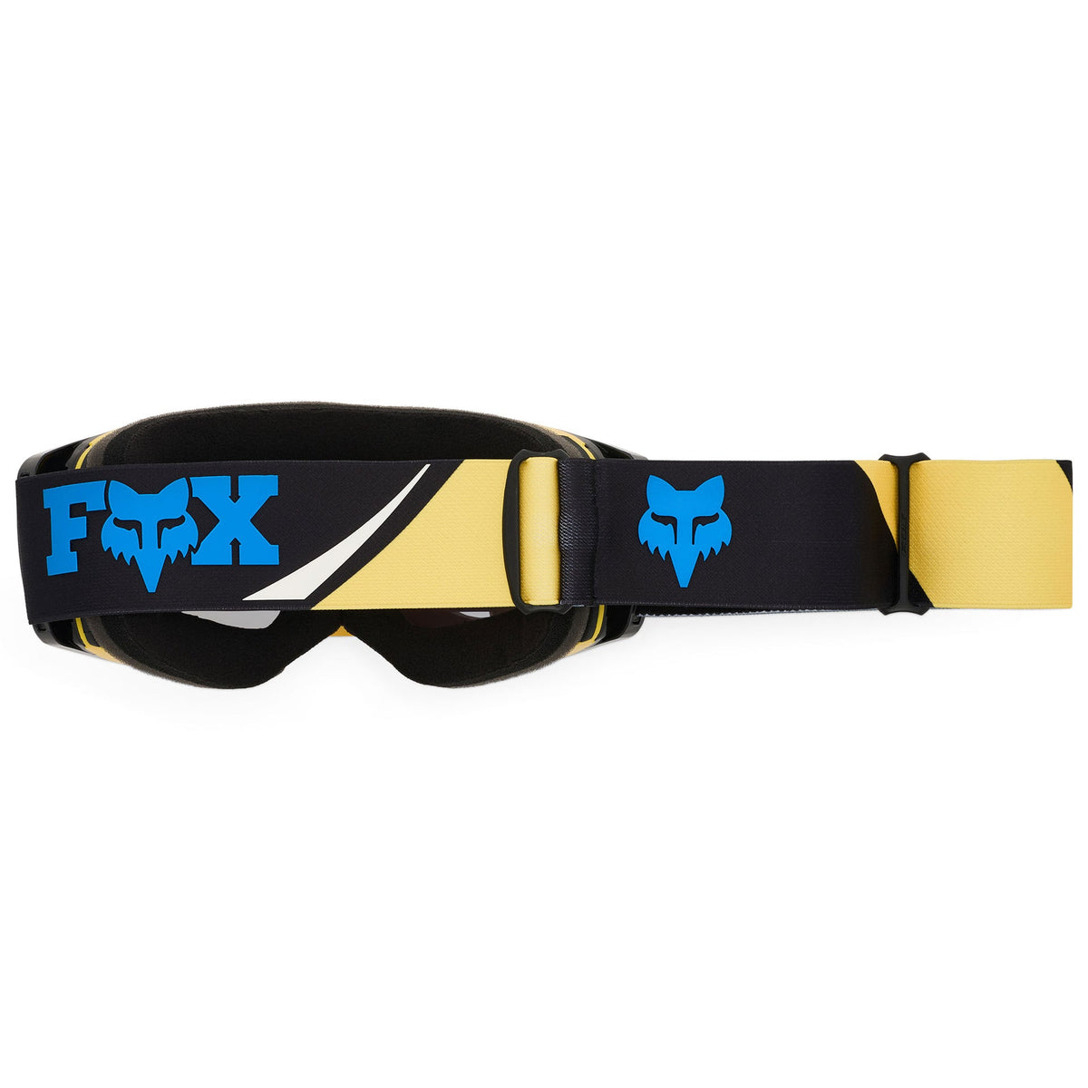 FOX Racing VUE ARC MX Goggles (Black/Yellow) Mirror Blue Lens