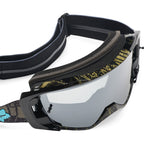 FOX Racing VUE APEX MX Goggles (Black) Mirror Silver Lens