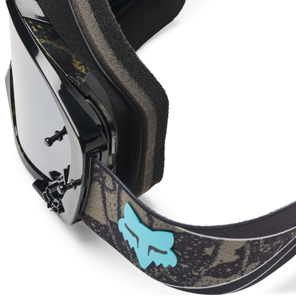 FOX Racing VUE APEX MX Goggles (Black) Mirror Silver Lens