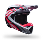FOX Racing Youth V1 DRAFT MX Helmet (White/Pink/Grey)