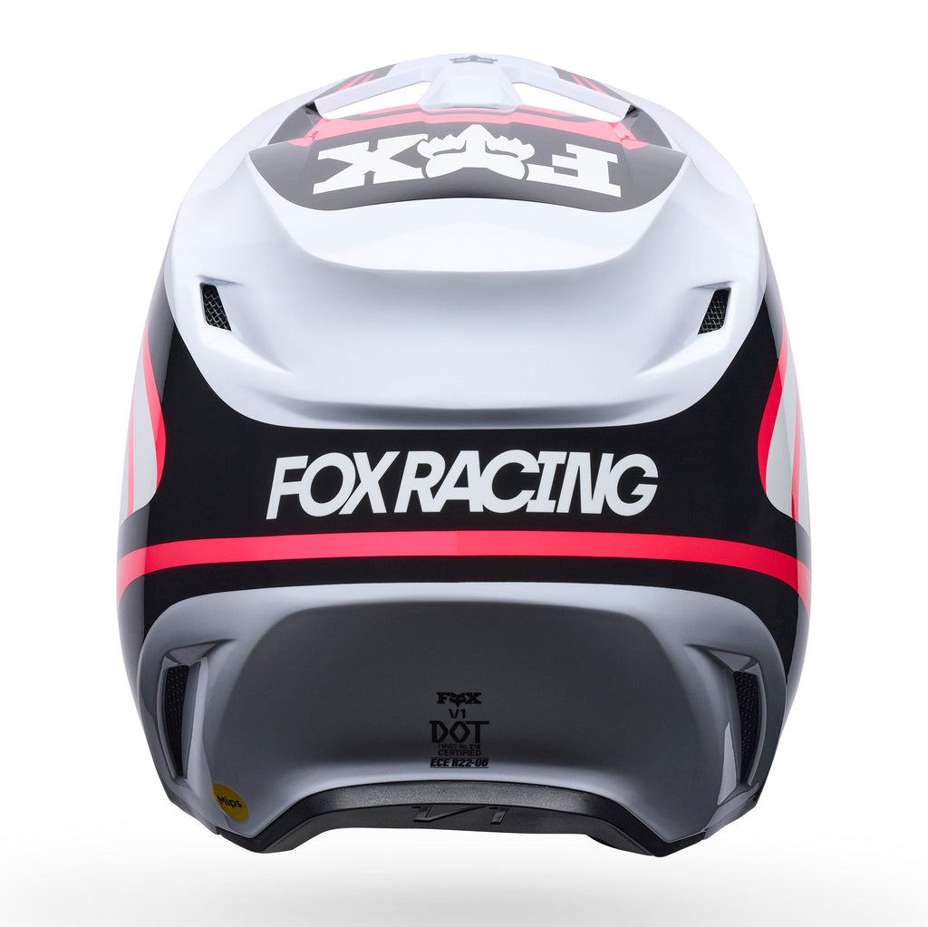 FOX Racing V1 MIPS DRAFT MX Helmet (White/Pink/Black)