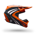 FOX Racing Youth V1 DRAFT MX Helmet (Orange/Black/White)
