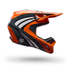 FOX Racing Youth V1 DRAFT MX Helmet (Orange/Black/White)
