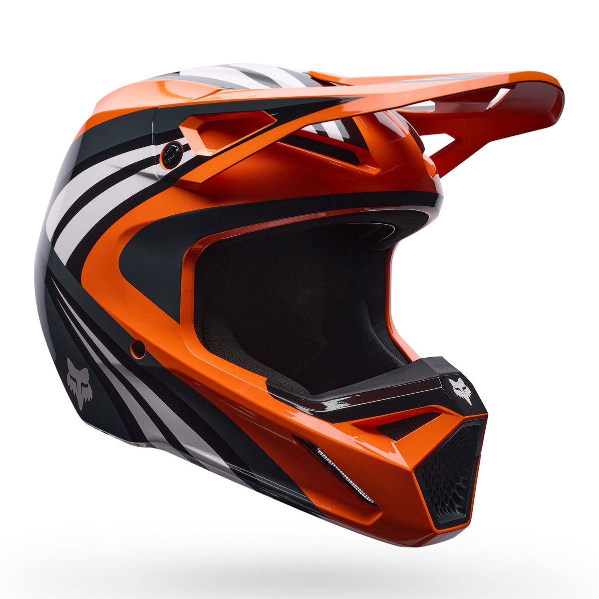 FOX Racing V1 MIPS DRAFT MX Helmet (Orange/Grey/White)