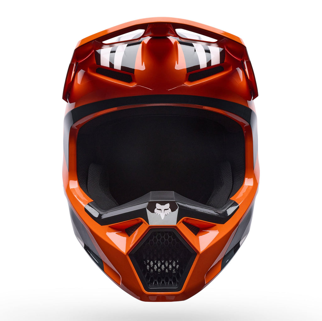 FOX Racing V1 MIPS DRAFT MX Helmet (Orange/Grey/White)