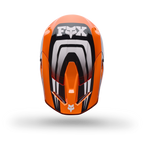 FOX Racing Youth V1 DRAFT MX Helmet (Orange/Black/White)