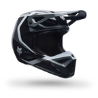 FOX Racing Youth V1 FRAME MX Helmet (Black/Grey/White)