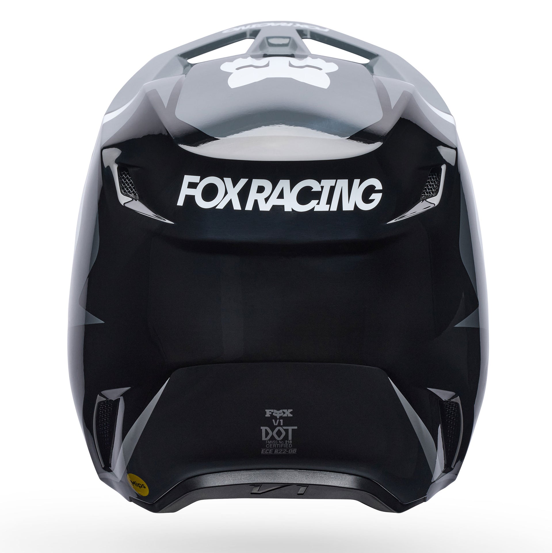 FOX Racing V1 MIPS FRAME MX Helmet (Black/Grey/White)
