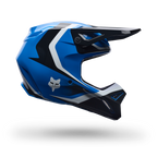 FOX Racing Youth V1 FRAME MX Helmet (Blue/Black/White)