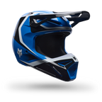 FOX Racing Youth V1 FRAME MX Helmet (Blue/Black/White)