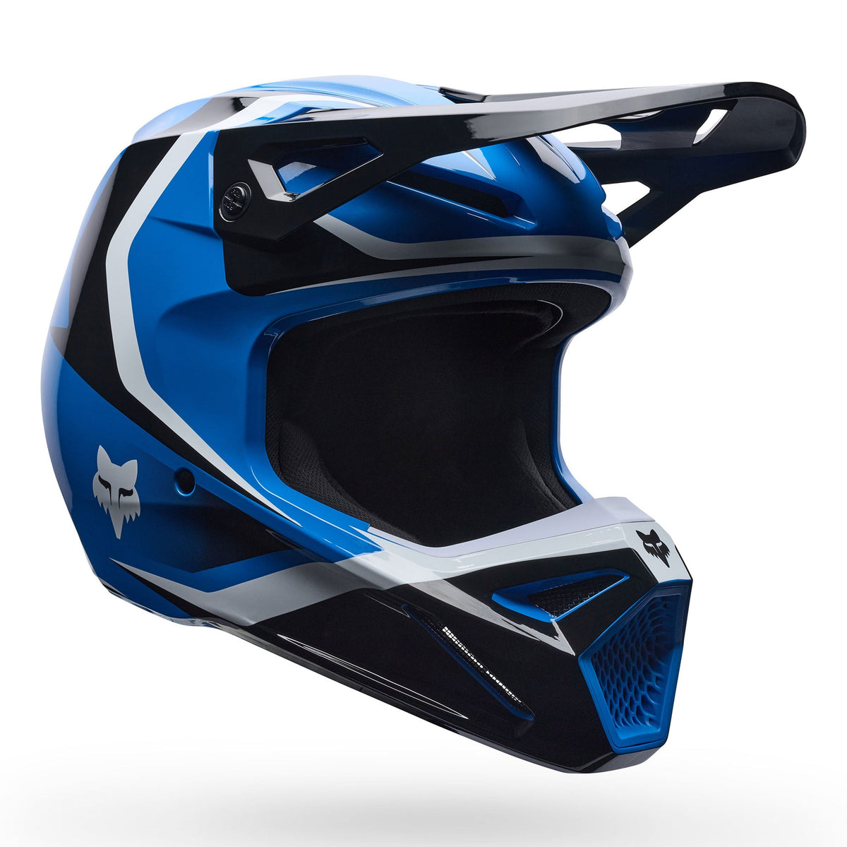 FOX Racing V1 MIPS FRAME MX Helmet (Blue/Grey/White)