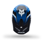 FOX Racing Youth V1 FRAME MX Helmet (Blue/Black/White)