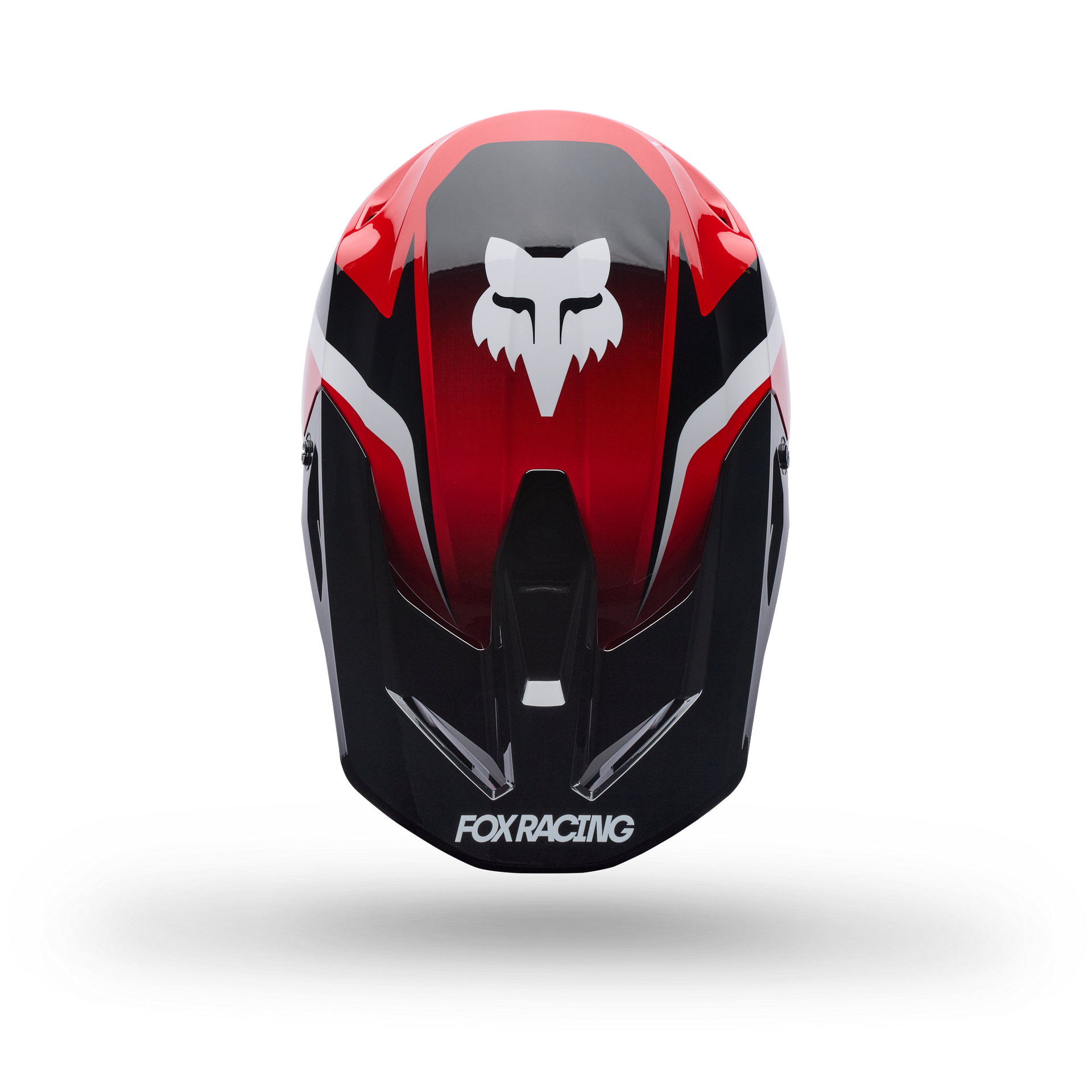 FOX Racing Youth V1 FRAME MX Helmet (Red/Black/White)