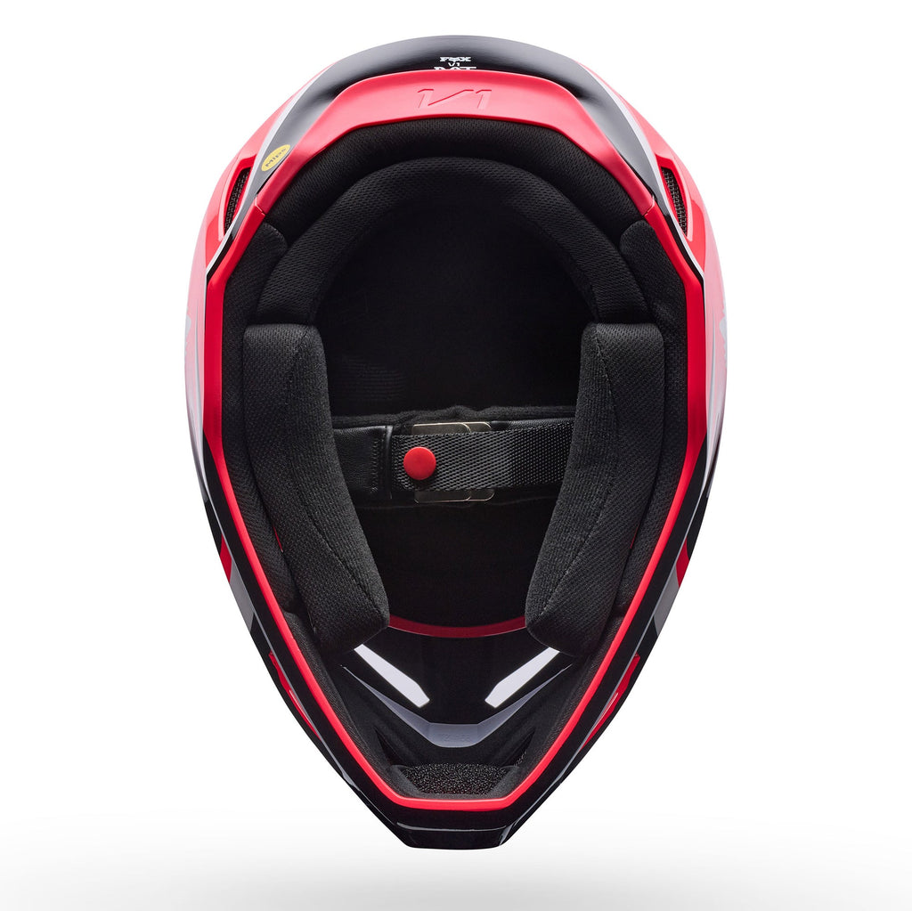 FOX Racing V1 MIPS FRAME MX Helmet (Neon Pink/Black/White)