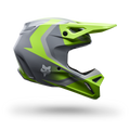 FOX Racing Youth V1 FRAME MX Helmet (Grey/Yellow)